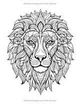 100 Animaux – Livre de coloriage Mandalas pour Adultes: 100 motifs anti-stress (lions, éléphants, oiseaux, chevaux, chiens) | Grand format 21,59 x 27,94 cm | Idée cadeau détente