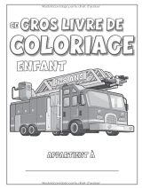 Gros livre de coloriage enfants 4–8 ans – Véhicules (voitures, camions, trains, avions, bateaux) • 150 pages • Grand format rigide