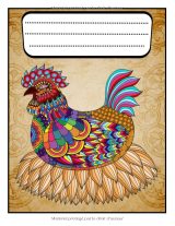 Animaux Mandalas – Livre de coloriage anti-stress pour adultes et ados, 50 motifs d’animaux, format 8,5 x 11 po, 100 pages