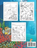 Les fonds marins – Livre de coloriage | Animaux de la mer 4–8 ans, grand format, 60 pages