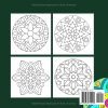 Mandalas – Livre de coloriage pour seniors et adultes : 35 mandalas antistress en gros caractères, format carré 21,6 cm, 72 pages