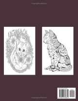 Mandala Chat – Livre de coloriage anti-stress : 30 magnifiques mandalas de chats pour adultes et enfants