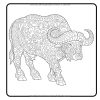 Coloriage Animaux Mandalas – Livre de coloriage adulte anti-stress, 100 illustrations (chiens, chats, lions, hiboux, chevaux, poissons), grand format 21,59 cm