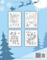 Livre de coloriage de Noël pour tout-petits (3-8 ans) – 114 coloriages, grand format A4