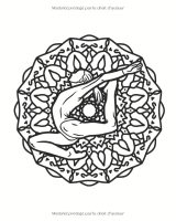 Livre de Coloriage Mandalas & Gymnastique – 32 coloriages, 72 pages – Dès 8 ans – Format 20 x 25 cm