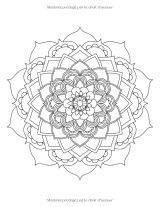 Facile Mandala – Livre de coloriage : 100 mandalas anti-stress pour enfants et adultes, grand format 21,59 x 27,94 cm