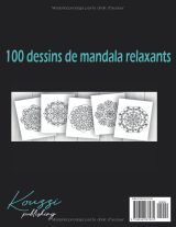 Facile Mandala – Livre de coloriage : 100 mandalas anti-stress pour enfants et adultes, grand format 21,59 x 27,94 cm