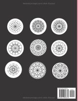 Mandala – Livre de Coloriage pour Seniors | 55 Pages Grand Format 21,59 × 27,94 cm | Anti-stress et Relaxation