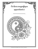 Mandalas – Livre de coloriage pour seniors et adultes | 50 motifs fleurs et variés | Citations motivantes en gros caractères | Anti-stress et détente