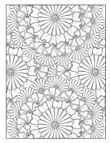 Mandalas – Livre de coloriage pour seniors et adultes | 50 motifs fleurs et variés | Citations motivantes en gros caractères | Anti-stress et détente