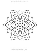 Mandalas faciles – Livre de coloriage anti-stress pour débutants, enfants, ados, adultes et seniors (50 motifs, format A4)