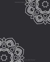 Livre de Coloriage Mandalas Fleurs pour Seniors – 100 Mandalas Floraux Faciles à Colorier