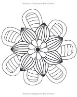 Livre de Coloriage Mandalas Fleurs pour Seniors – 100 Mandalas Floraux Faciles à Colorier