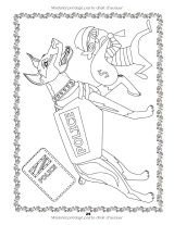 Livre de coloriage Police pour enfants (3 à 8 ans) – 50 dessins uniques, niveau facile à moyen, grand format 21,59 x 27,94 cm