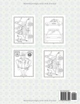 Livre de coloriage Police pour enfants (3 à 8 ans) – 50 dessins uniques, niveau facile à moyen, grand format 21,59 x 27,94 cm