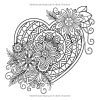 Livre de coloriage Mandala – Thème de l’amour avec 30 mandalas à colorier et 30 pages de notes | Format carré 21,6 cm
