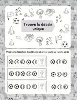 Cahier d’activités Football – 100 jeux: labyrinthes, sudoku, mots mêlés, coloriages, quizz et logique | Enfants 6-10 ans