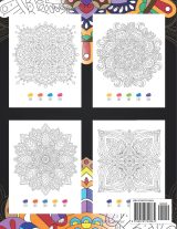 Mandalas Mystères – Livre de coloriage pour adultes avec codes couleurs | 20 mandalas anti-stress, grand format, couverture mate
