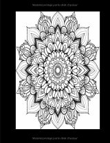 Livre de coloriage mandalas pour adultes – 60 motifs anti-stress, grand format 21,59 x 27,94 cm