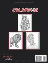 Livre de coloriage Mandalas d’animaux – 50 motifs antistress pour tous âges