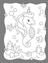 Mon plus joli livre à colorier Koloria pour filles 5–10 ans – Princesses, sirènes, licornes, chats et animaux mignons