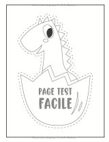 Dinosaures Coloriage & Découpage – Cahier d’activités 2 à 6 ans, +50 dessins à colorier, découper et coller