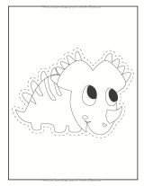 Dinosaures Coloriage & Découpage – Cahier d’activités 2 à 6 ans, +50 dessins à colorier, découper et coller