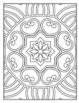 Cahier de coloriages anti-stress pour adultes – 102 pages, grand format 21,6 x 27,9 cm