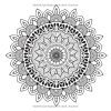 Livre de coloriage Mandalas anti-stress pour adultes – Détente, créativité et relaxation (110 pages, français)