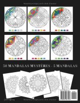 Coloriages mystères Mandalas – 30 mandalas numérotés avec codes couleurs + 5 mandalas à colorier | Intérieur couleur | 72 pages | Grand format