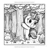 100 coloriages Licorne – Cahier de coloriage pour enfants et adultes, format carré 20,96 cm, 100 pages