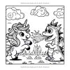 100 coloriages Licorne – Cahier de coloriage pour enfants et adultes, format carré 20,96 cm, 100 pages