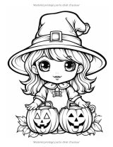 Halloween – Livre de coloriage pour enfants 8-12 ans | Grand format 21,59 x 27,94 cm | Thèmes effrayants et amusants