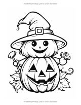 Halloween – Livre de coloriage pour enfants 8-12 ans | Grand format 21,59 x 27,94 cm | Thèmes effrayants et amusants