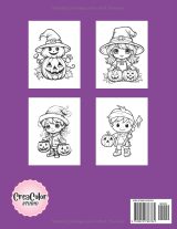 Halloween – Livre de coloriage pour enfants 8-12 ans | Grand format 21,59 x 27,94 cm | Thèmes effrayants et amusants