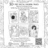 Food, Drink & Sweets – Livre de coloriage pour adultes et enfants, motifs grands et simples pour la détente | Aliments, boissons, desserts et fruits (52 illustrations)