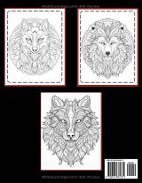 Coloriage de Loup Mandala – 50 motifs tribaux et mandalas pour adultes, détente et créativité