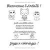 Mon livre de coloriage Chats Kawaii – 47 dessins pour enfants et adultes