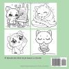 Mon livre de coloriage Chats Kawaii – 47 dessins pour enfants et adultes