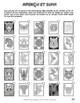 Livre de coloriage Mandalas animaux – 50 illustrations anti-stress pour adultes et adolescents