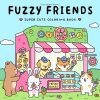 Fuzzy Friends – Livre de coloriage super mignon pour adultes et ados | 40 illustrations d’animaux adorables, pages recto seul