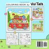 Fuzzy Friends – Livre de coloriage super mignon pour adultes et ados | 40 illustrations d’animaux adorables, pages recto seul