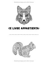 Livre de coloriage Mandalas d’animaux simples – 102 pages, grand format 21,59 x 27,94 cm (8,5 x 11 po), pour adultes et enfants