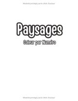 Couleur par numéro – Livre de coloriage pour adultes : paysages relaxants de montagnes, lacs, plages et forêts avec palette de couleurs détaillée