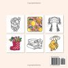 Stress Relief – Livre de coloriage anti-stress pour adultes et ados, grands motifs simples et faciles: objets relaxants et choses mignonnes, 40 planches, format carré 21,6 cm