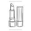 Livre de coloriage cosmétiques – 50 dessins faciles d’outils de maquillage et soins de la peau, relaxant pour filles et femmes