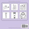Livre de coloriage cosmétiques – 50 dessins faciles d’outils de maquillage et soins de la peau, relaxant pour filles et femmes