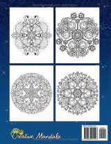 Mandala Créatifs – Livre de coloriage pour adultes avec 50 mandalas uniques | Fleurs, animaux, magie, mode, saisons | Pages simples | Grand format 21,59 x 27,94 cm