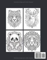 100 Animaux – Livre de coloriage pour adultes | Mandalas d’animaux anti‑stress et relaxants