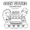 Cozy Cuties – Livre de coloriage pour adultes et ados : animaux adorables, moments hygge et scènes cocooning